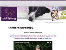 Tablet Screenshot of animalphysiotherapy.org.uk